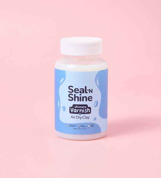 Kunvos™ Seal'N Shine Clay Glaze – Turn Matte Air-Dry Clay into High-Gloss Waterproof Ceramic Art