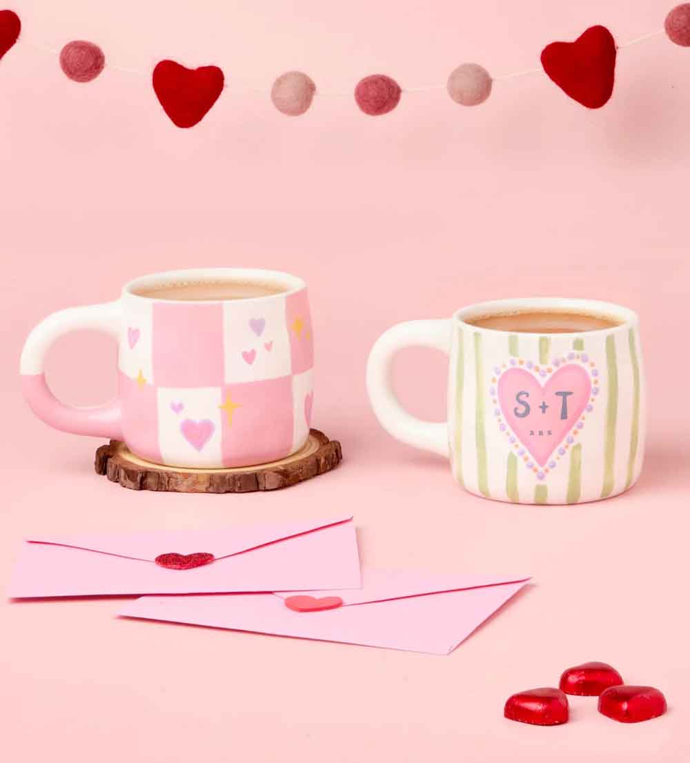 Kunvos™ Paint-a-Mug Kit (Set of 2) – The Ultimate At-Home Pottery Painting Experience