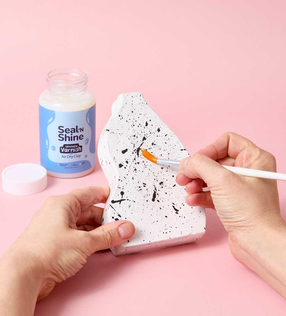 Kunvos™ Seal'N Shine Clay Glaze – Turn Matte Air-Dry Clay into High-Gloss Waterproof Ceramic Art