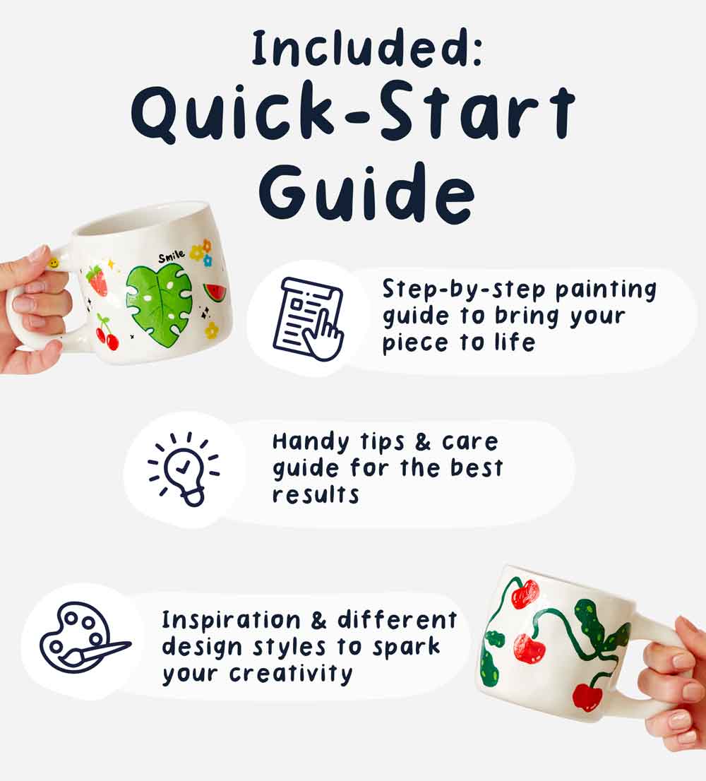 DIY Paint-a-Mug Kit for Two — Creative Date Night Set