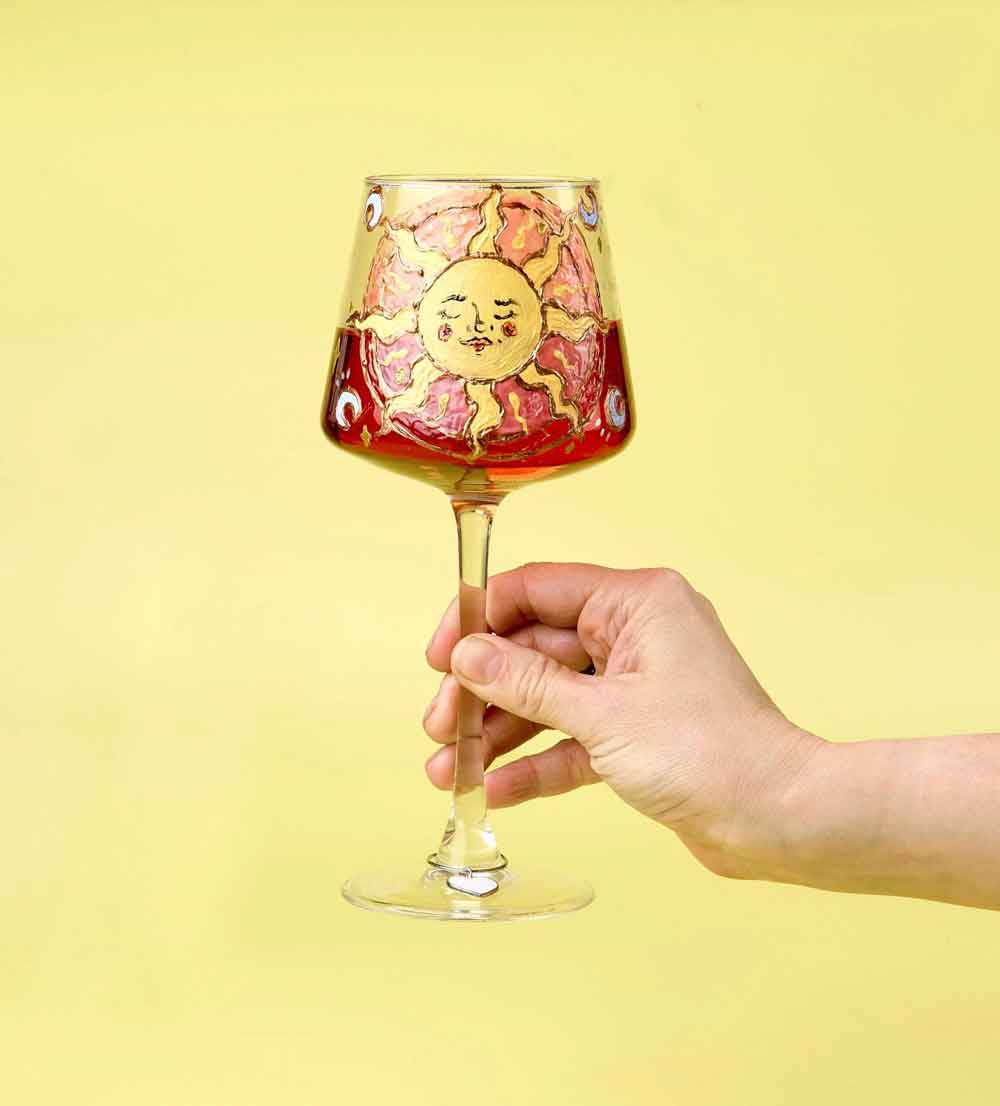 Kunvos™ Paint-a-Wine Glass Kit (Set of 2) – The Ultimate At-Home Sip & Paint Experience
