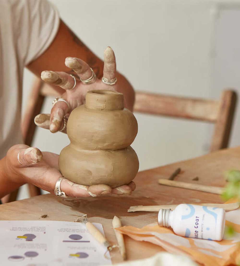 Kunvos™ Ultra-Gloss Pottery Varnish – Give Your Air-Dry Clay a Real Glazed Ceramic Look!
