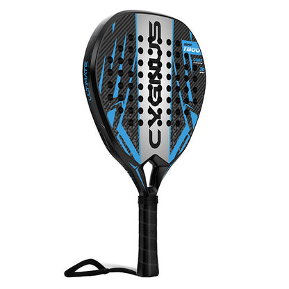 Attack 38mm T600 Carbon Fiber Padel Racket - Black Blue – main product view