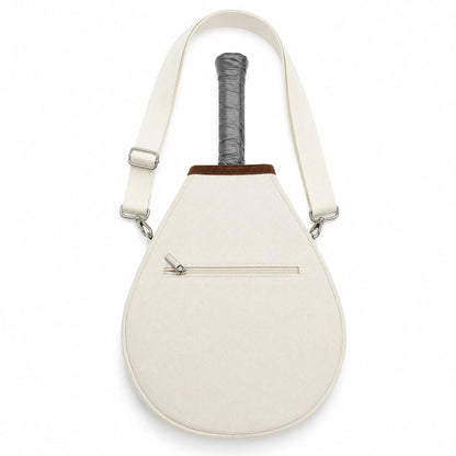 White Lightweight Padel Racket Bag for Court Essentials product image by Kunvos
