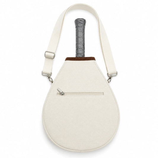 White Lightweight Padel Racket Bag for Court Essentials product image by Kunvos