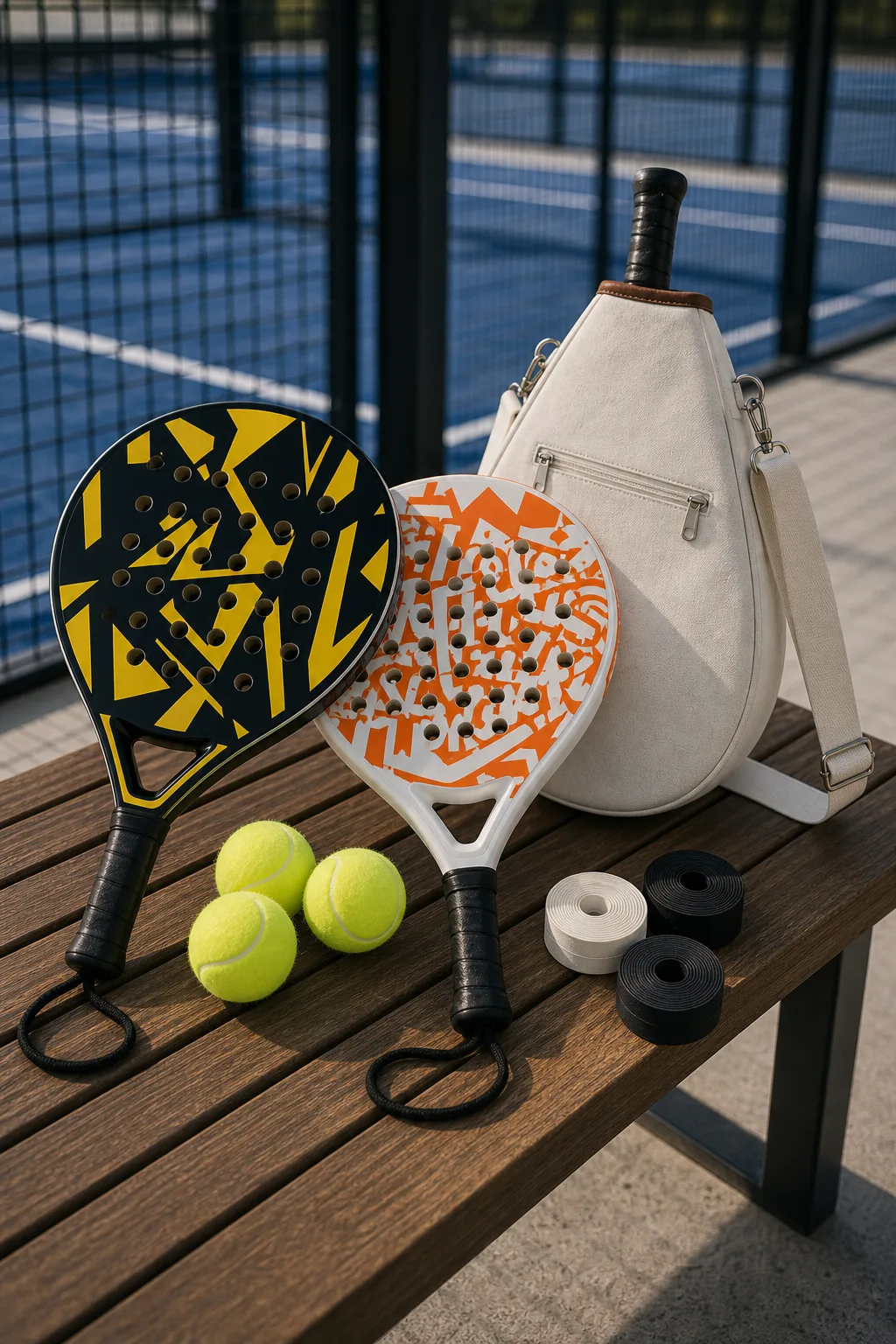 A racket works better inside a complete starter setup