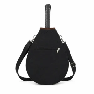 kunvos-bag-blk-main Black Lightweight Padel Racket Bag for Court Essentials product image by Kunvos