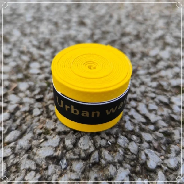 Yellow Padel Grip Tape 3-Pack for Racket Handles product image by Kunvos