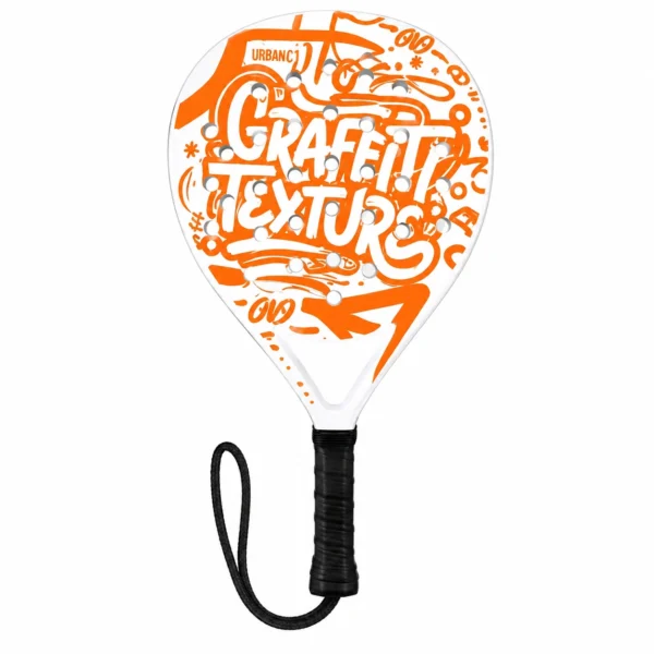 Orange White ABS Padel Racket for Social Court Play product image by Kunvos