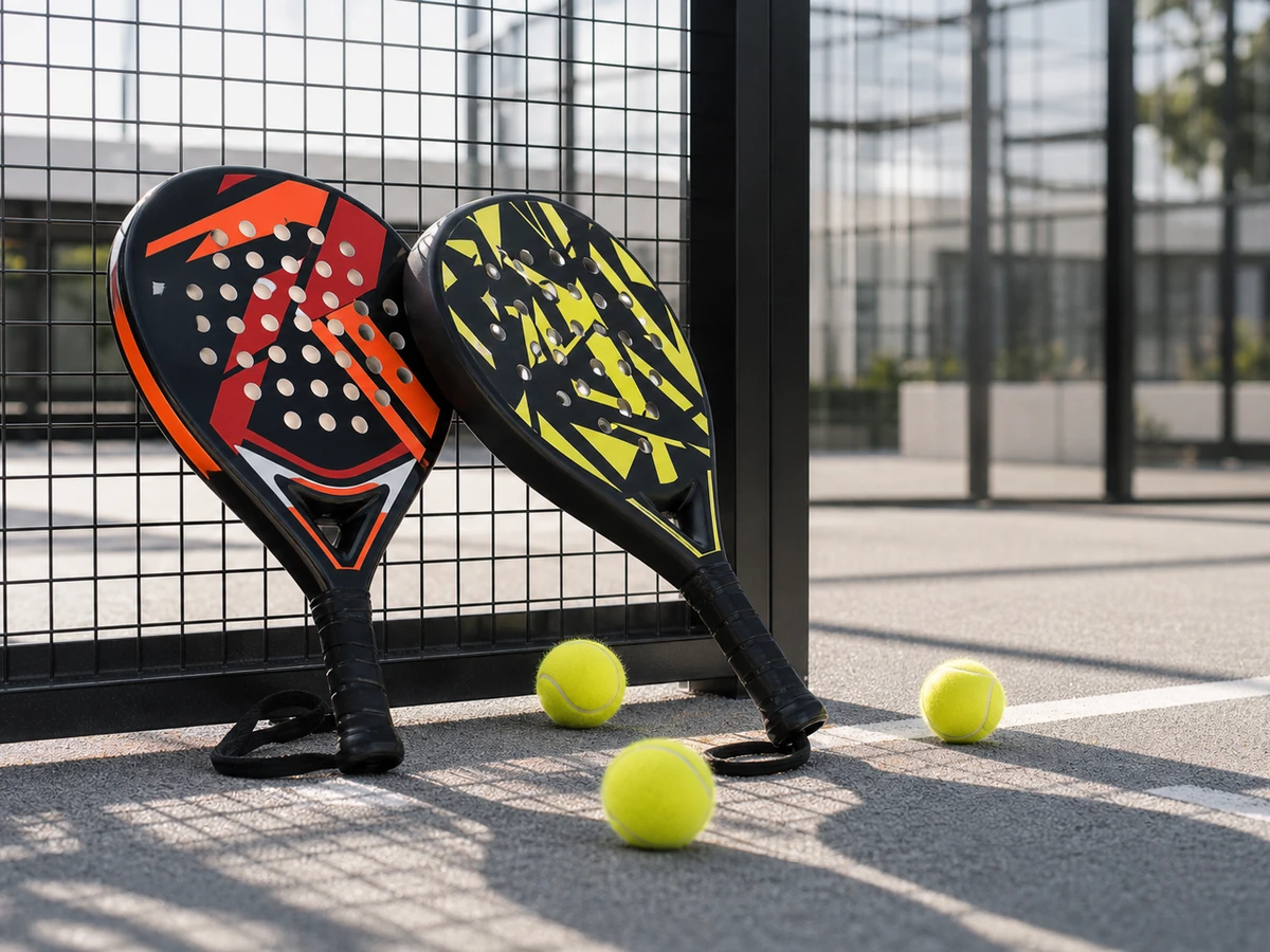 Padel rackets and bags