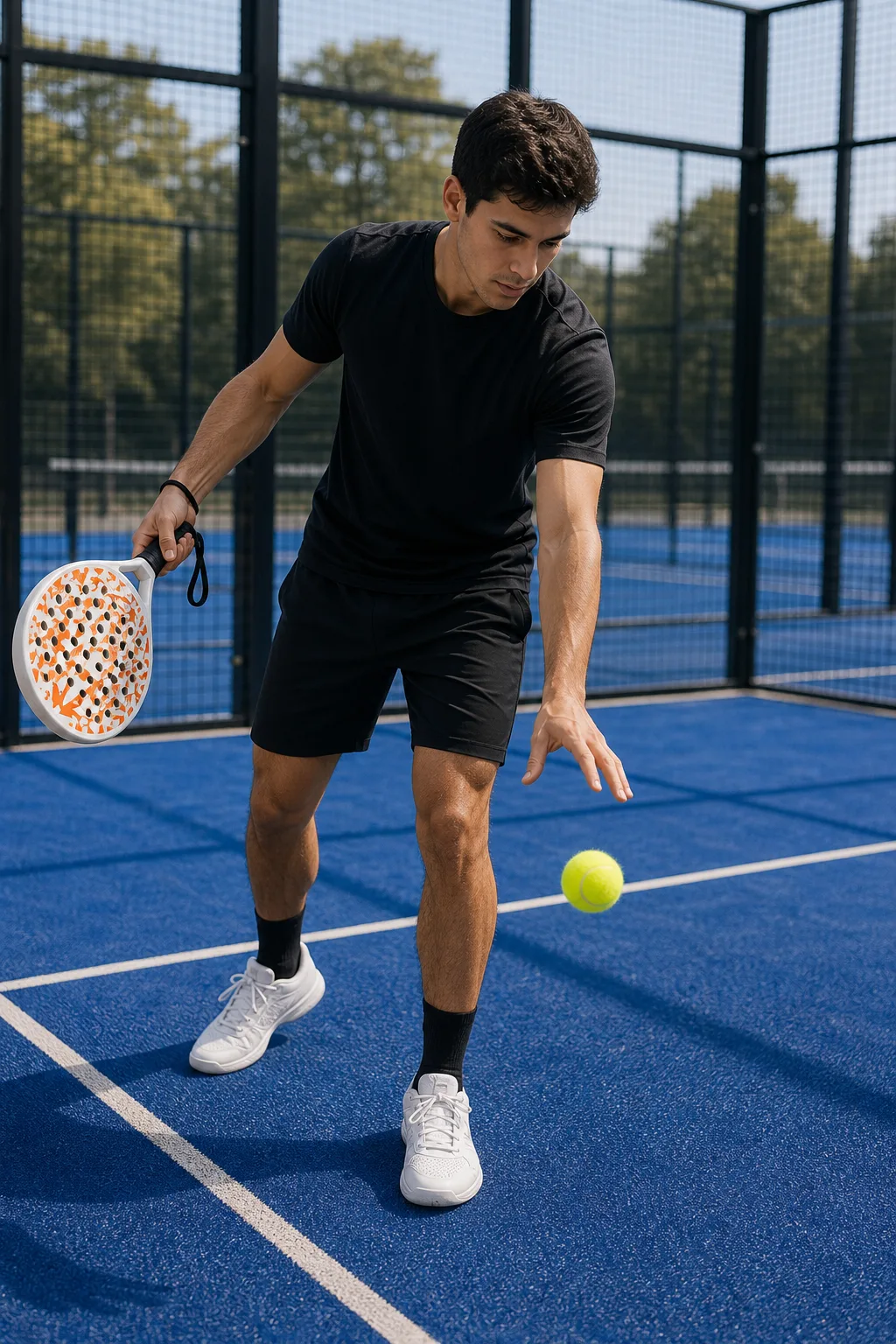 The serve is easier to start